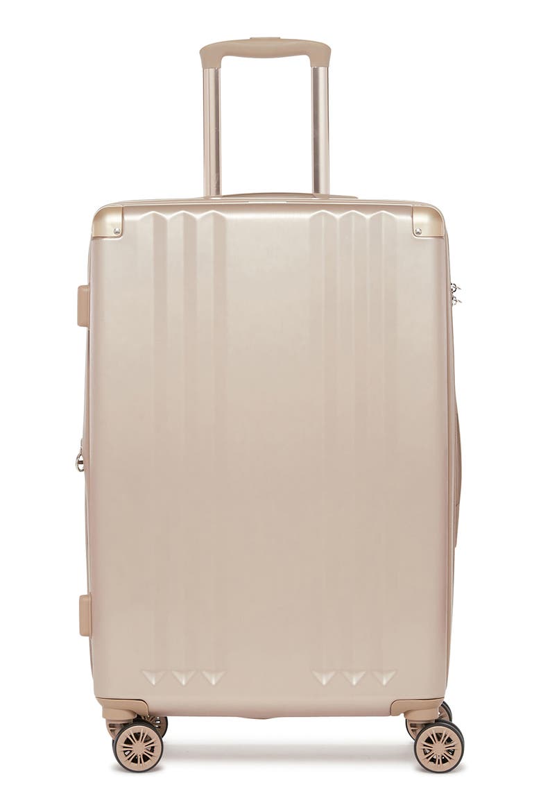 Ambeur 3-Piece Metallic Luggage Set, Main, color, GOLD