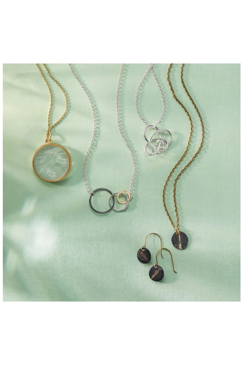 Shattered Glass Ceiling Necklace, Main, color, -Silver-