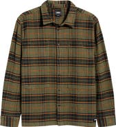 Vans Plaid Cotton Flannel Button-Up Overshirt