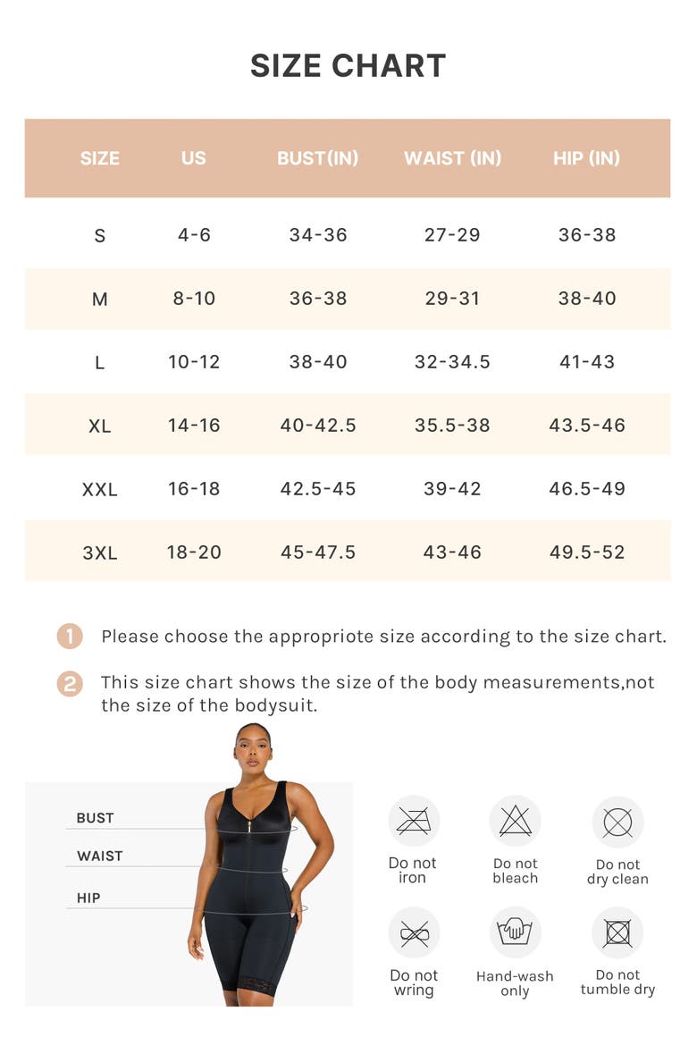 BOOT-YEAH AirSlim Full Coverage Bodysuit, Alternate, color, Beige