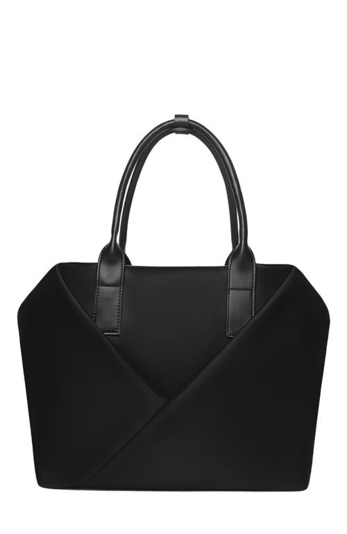 Lux and Nyx Origami Tote 15-inch Laptop Bag For Women in Black + Gold  product