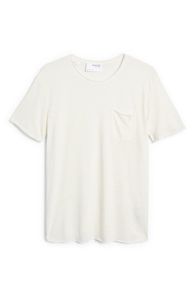 Selected Homme Men's Brook Raw Edge T-Shirt, Alternate, color,