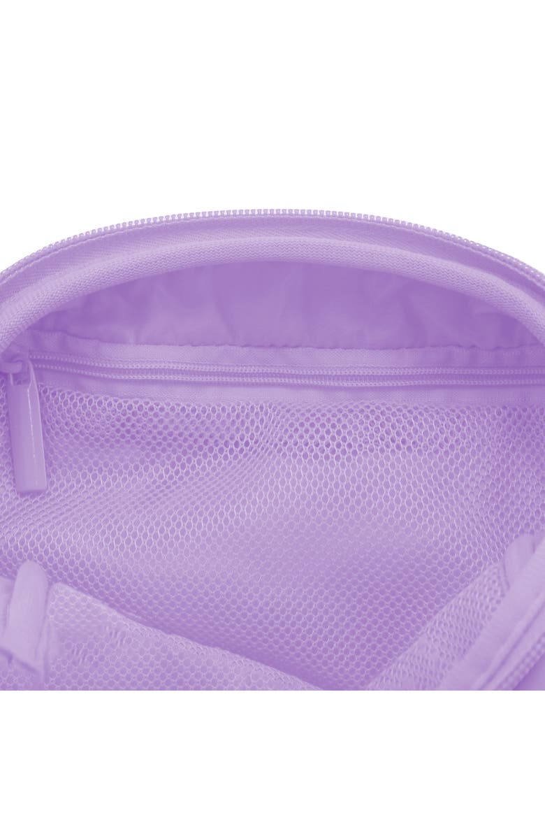 MYTAGALONGS Velour Mini Cosmetic Loaf Bag, Alternate, color, Lilac