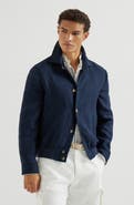 Brunello Cucinelli Hopsack outerwear jacket