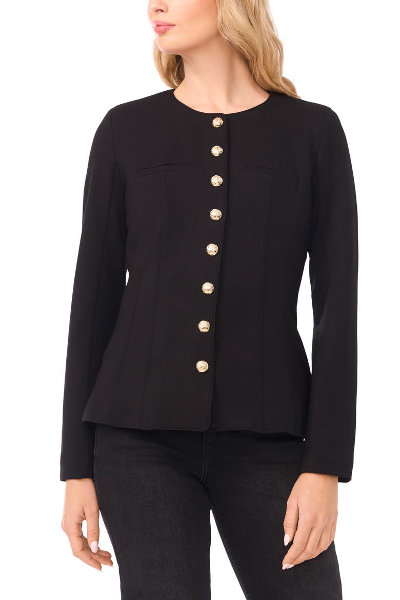 Shaped Jacket, Main, color, RICH BLACK