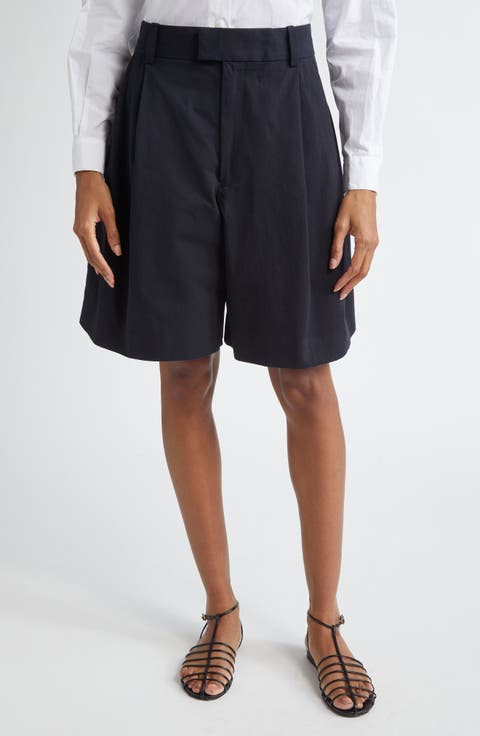 パンツ JIL SANDER Women Shorts  Burmudas J04KA0116J40021001 Black Jil Sander - Belted Shorts | HBX - Globally Curated Fashion