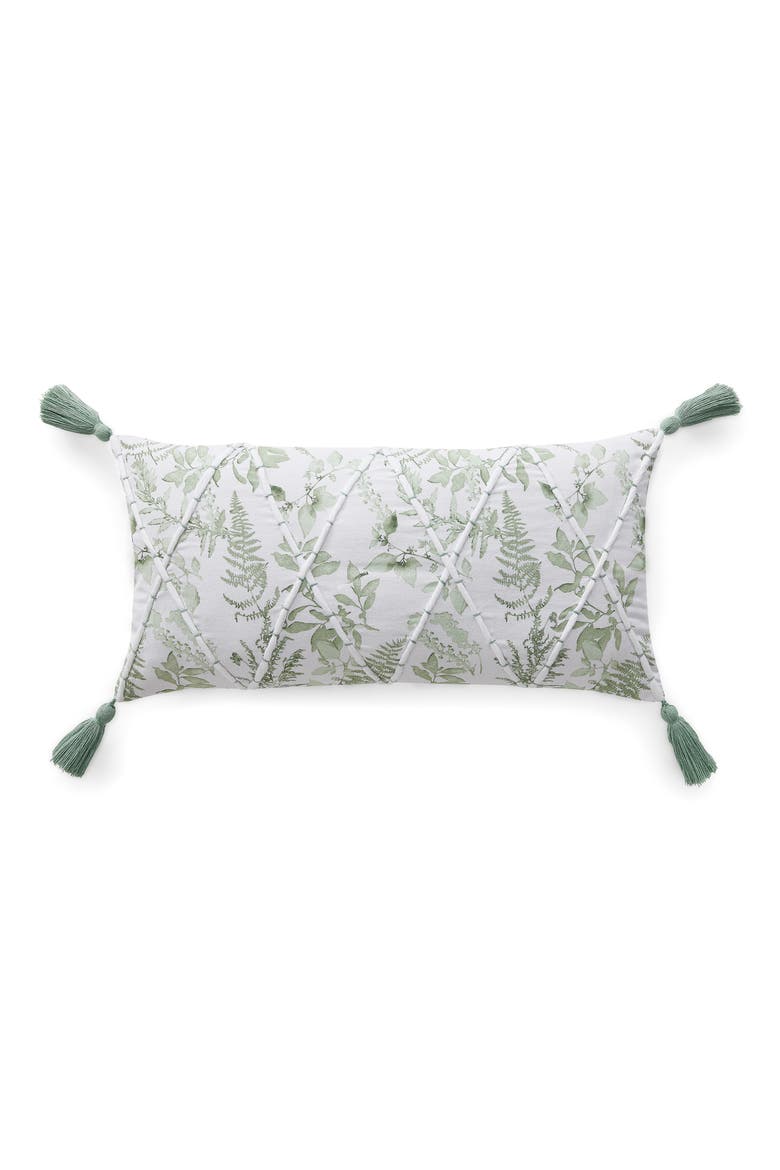 Botanical Fern Accent Pillow, Main, color, SAGE