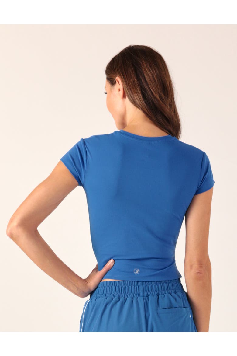 Align Tee, Alternate, color, Sapphire Coast