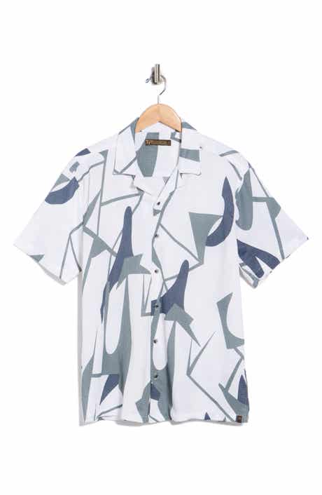 T.R. PREMIUM Abstract Print Camp Shirt