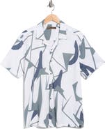 T.R. PREMIUM Abstract Print Camp Shirt