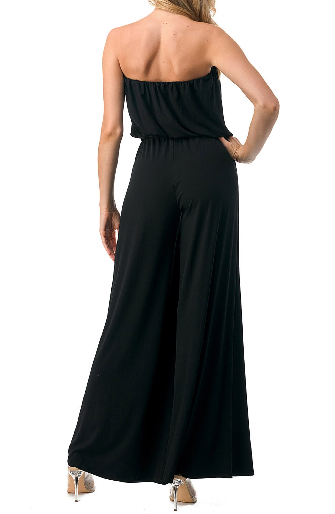 Strapless Wide Leg Jumpsuit - image 2