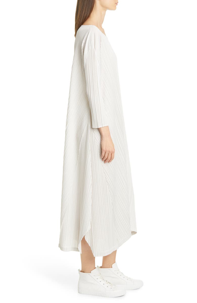Pleats Please Issey Miyake Mellow Pleated Midi Dress, Alternate, color,