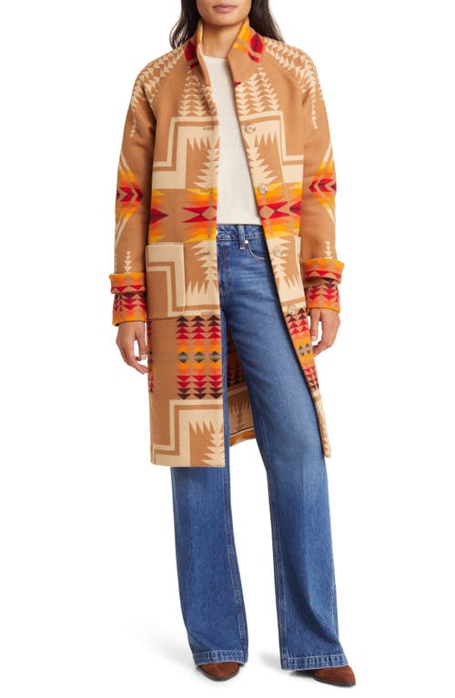 Pendleton 1930s Archive Coat in Tan Harding Jacquard  product