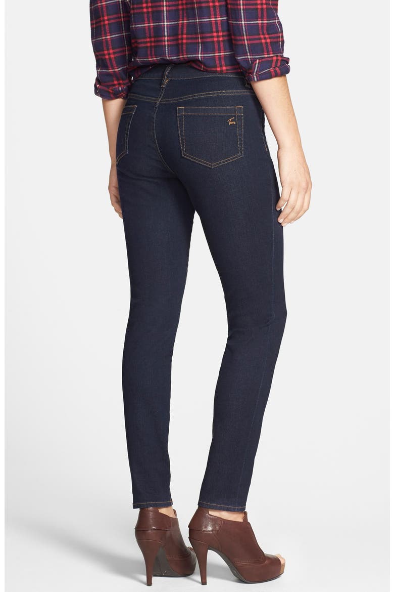 Five-Pocket Stretch Skinny Jeans, Alternate, color, MIDNITE DENIM