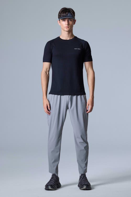 Cozy Zero Tech Merino Light Weight Daily Tee In Black