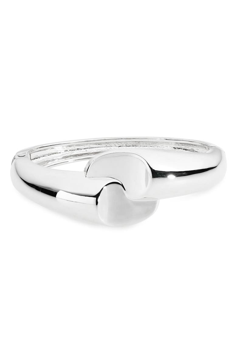 Nordstrom Polished Overlap Hinge Bracelet, Main, color,