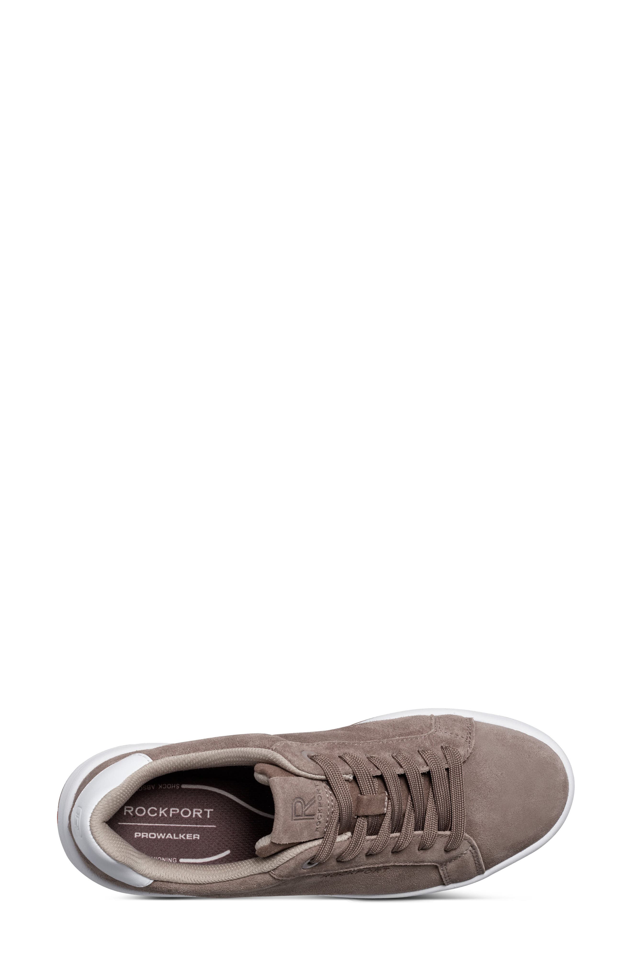 Elara Leather Sneaker, Alternate, color, TAUPE