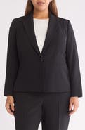 KASPER One Button Blazer