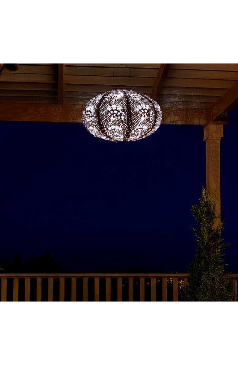 Allsop Home & Garden Stella Luxe Oval Yarrow Clay LED Lantern, Alternate, color, Clay