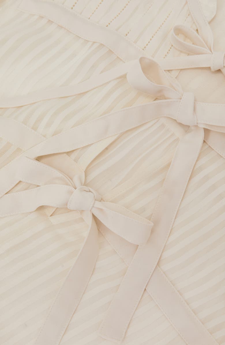 Reiss Josephine Chiffon Top, Alternate, color, Ivory