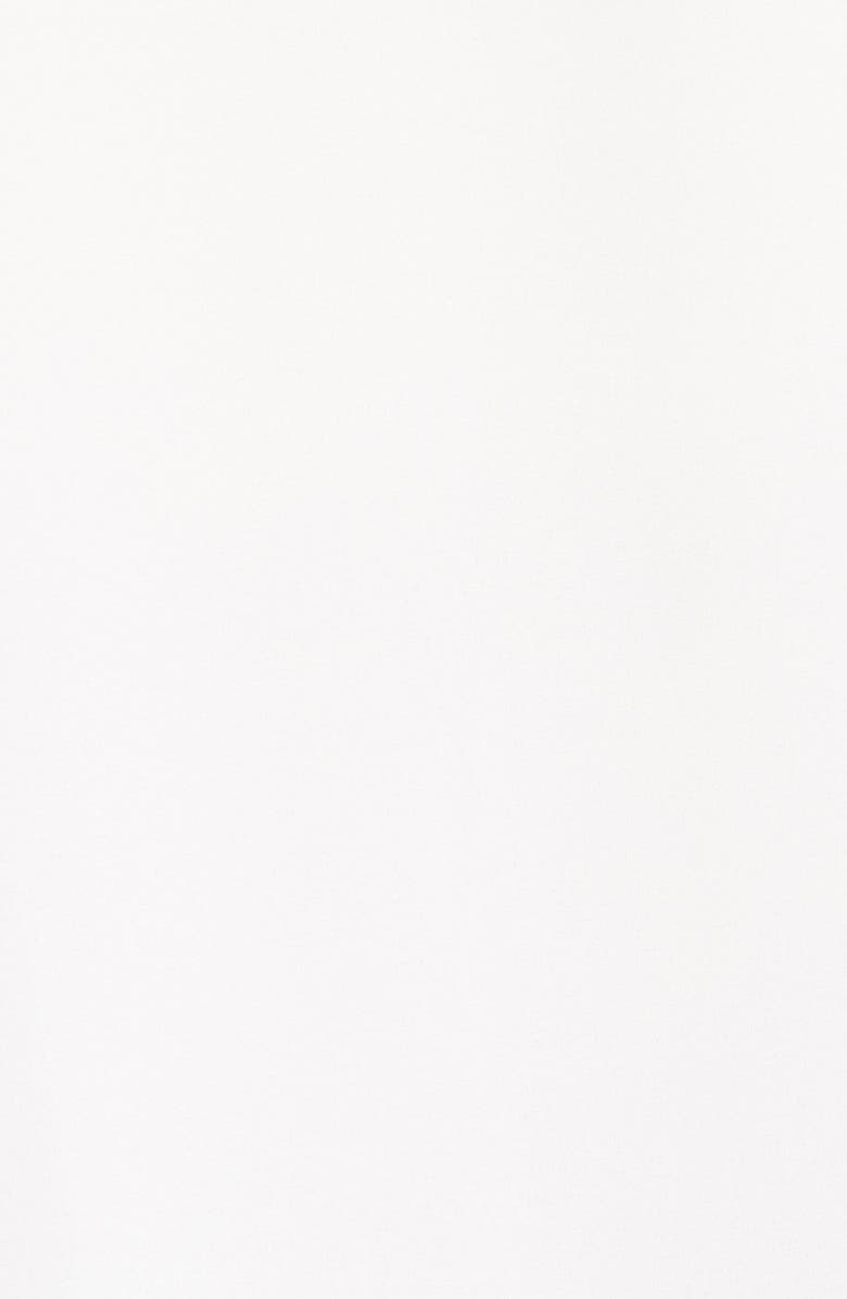 Ming Wang Embroidered Cuff Tunic, Alternate, color, White/ Black