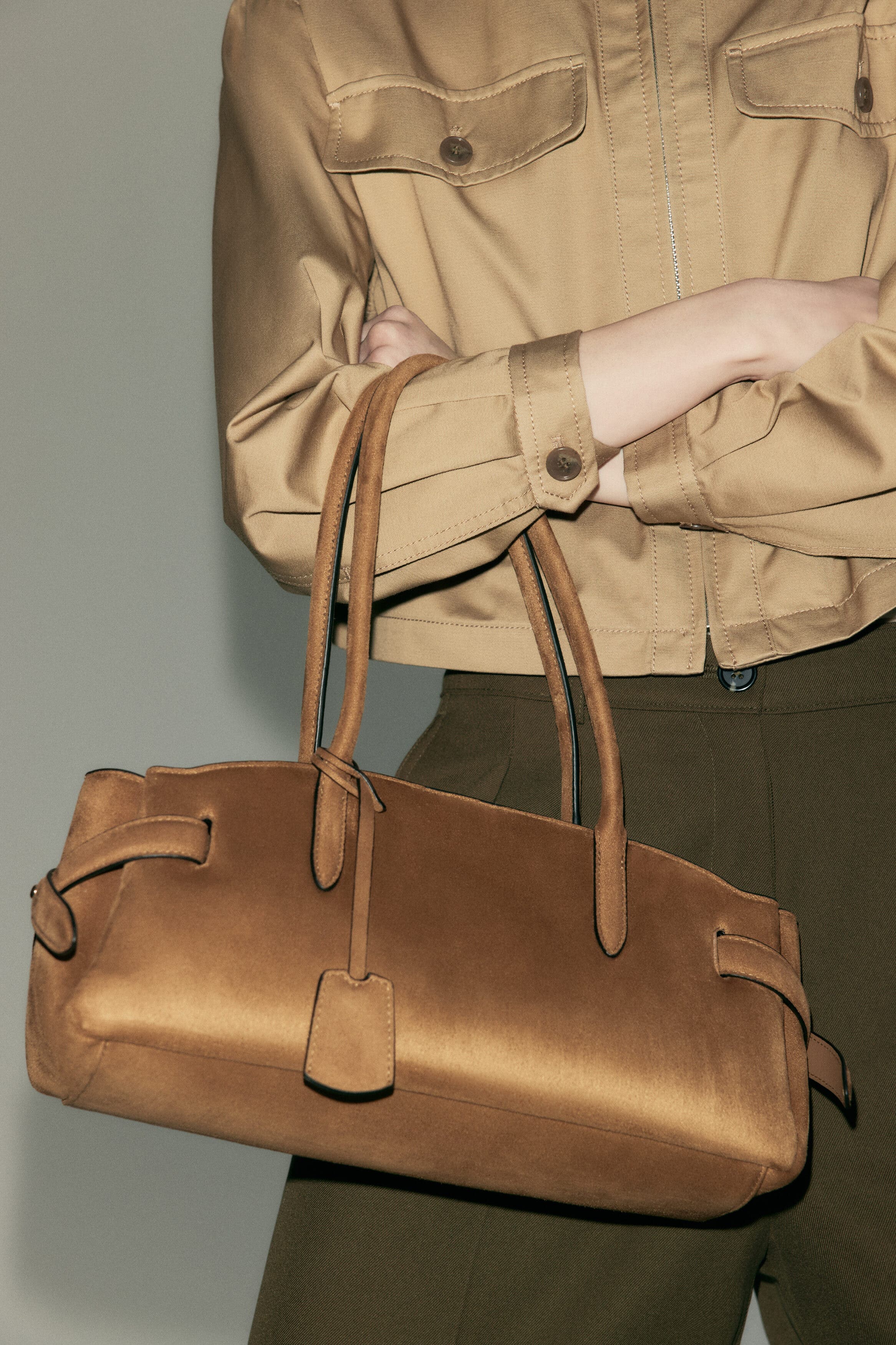 H&M Shoulder Bag, Alternate, color, Brown