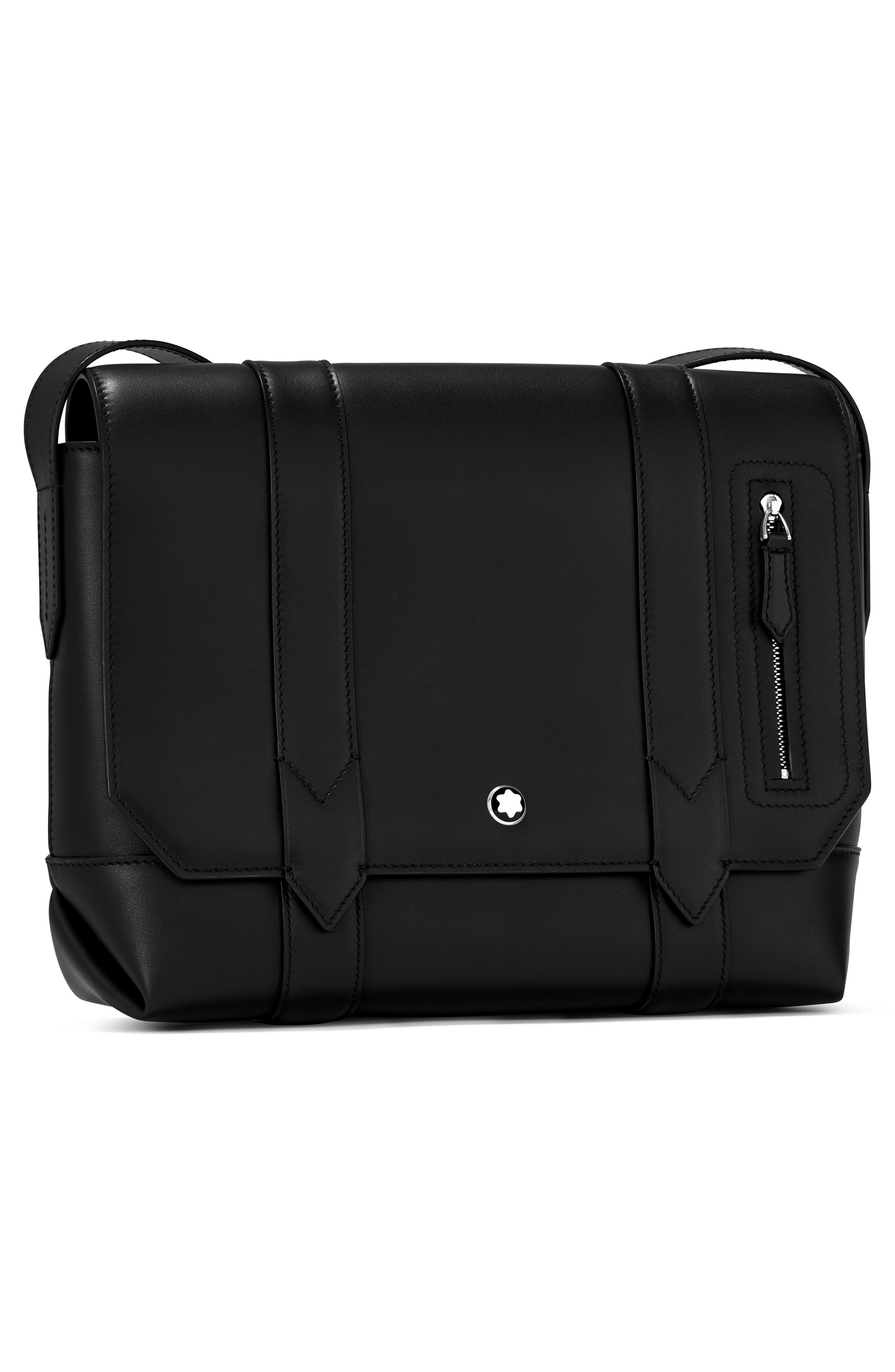 Montblanc Mini Meisterstück Messenger Bag, Alternate, color, 