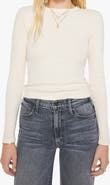 MOTHER The LS Itty Bitty Crop T-Shirt