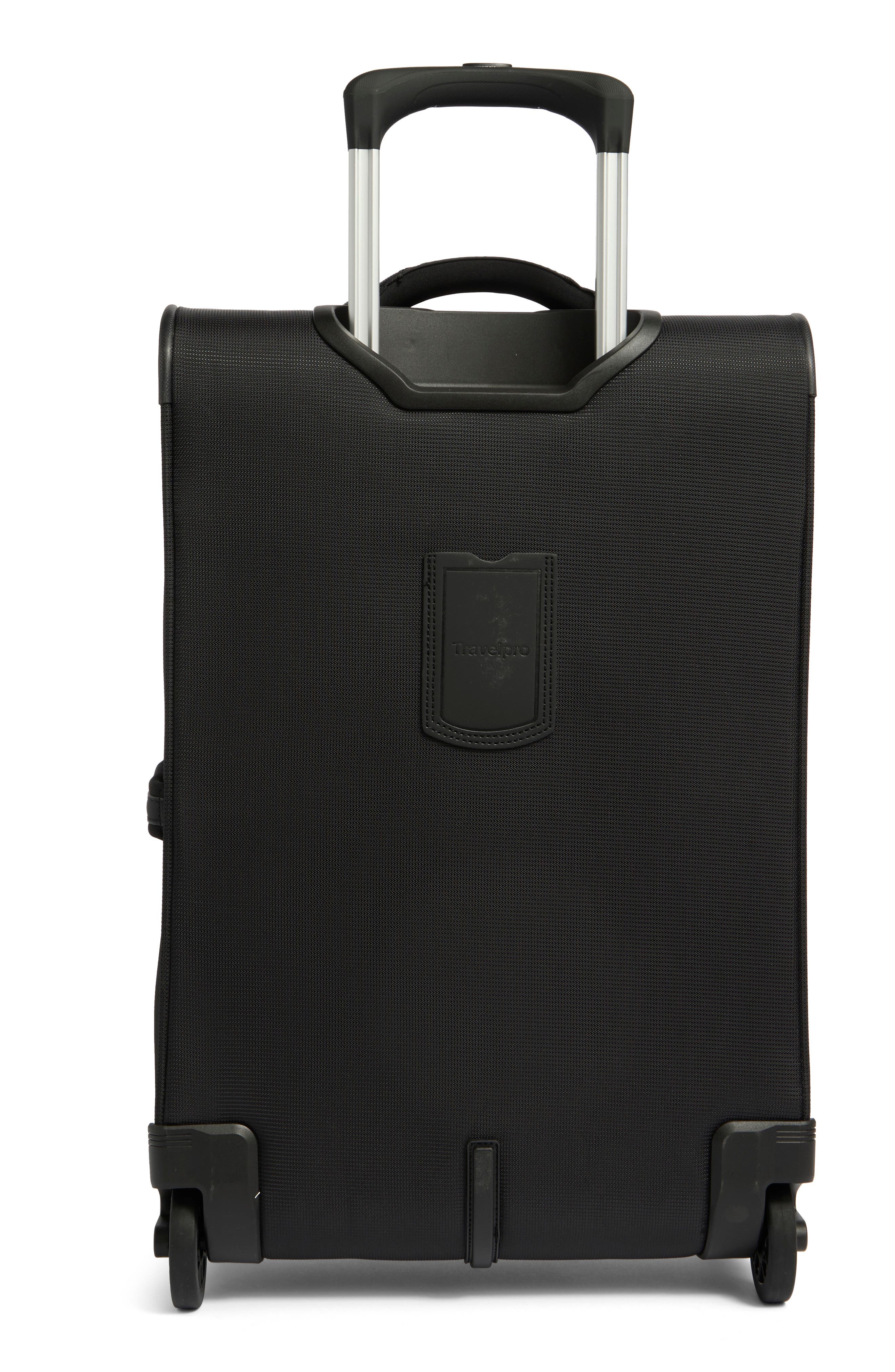 TRAVELPRO WAB6 22-Inch Expandable 2-Wheel Carry-On Softside Rollaboard Luggage, Alternate, color, Black