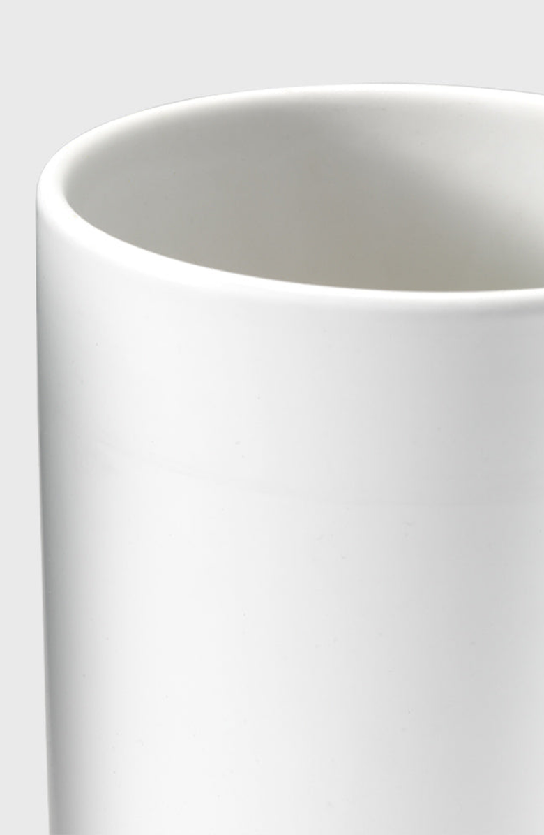 PUBLIC GOODS Tall Stoneware Utensil Holder, Alternate, color, White