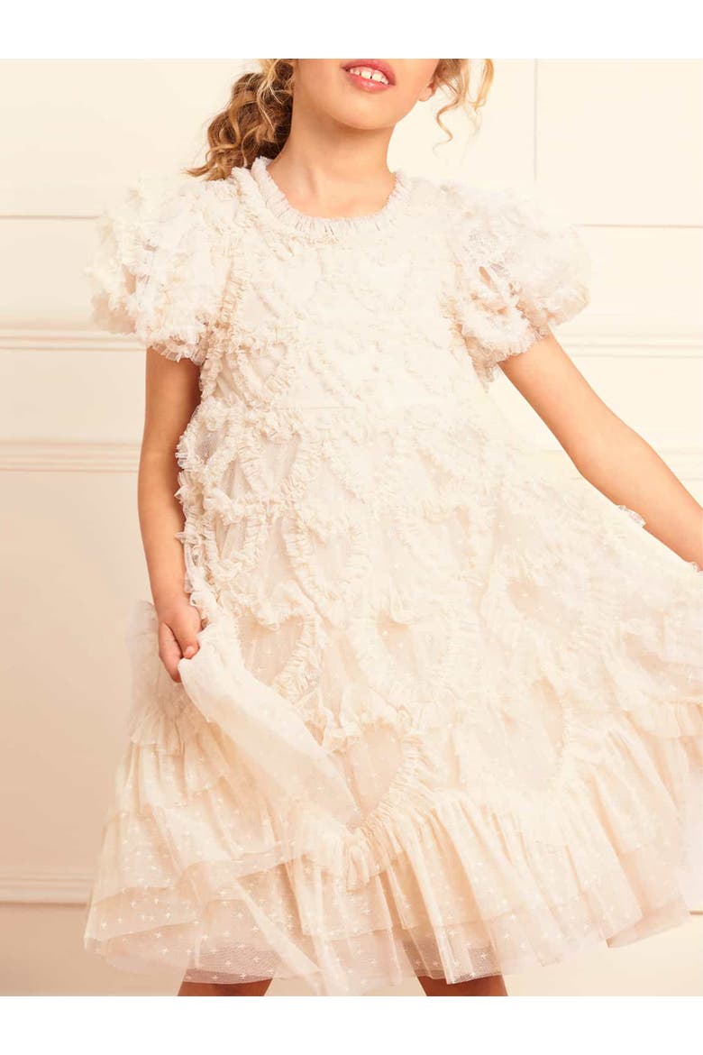Amorette Kids Dress, Alternate, color, Cream
