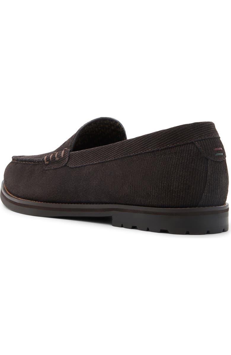 Ted Baker London Parkhill Penny Loafer, Alternate, color, Suede Dark Brown