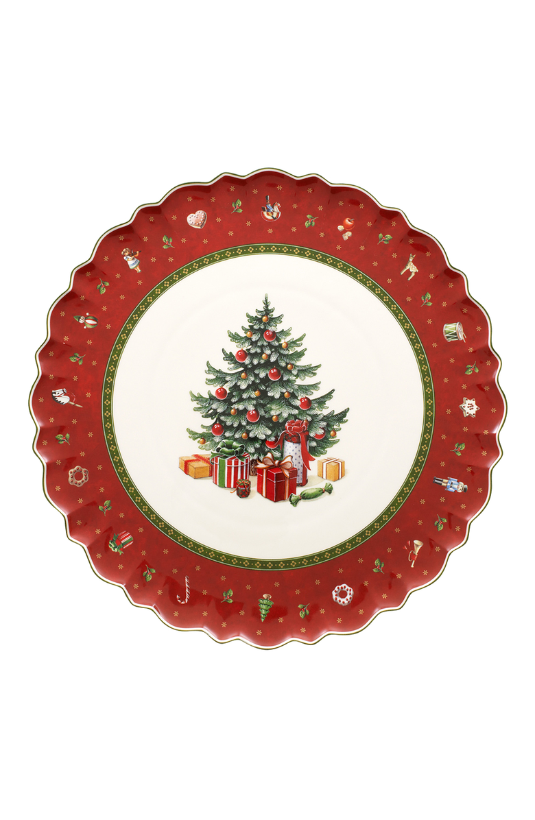 Villeroy & Boch Toy's Delight Cake Plate, Main, color, Red