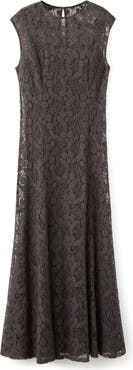MANGO Avenue Lace Midi Dress