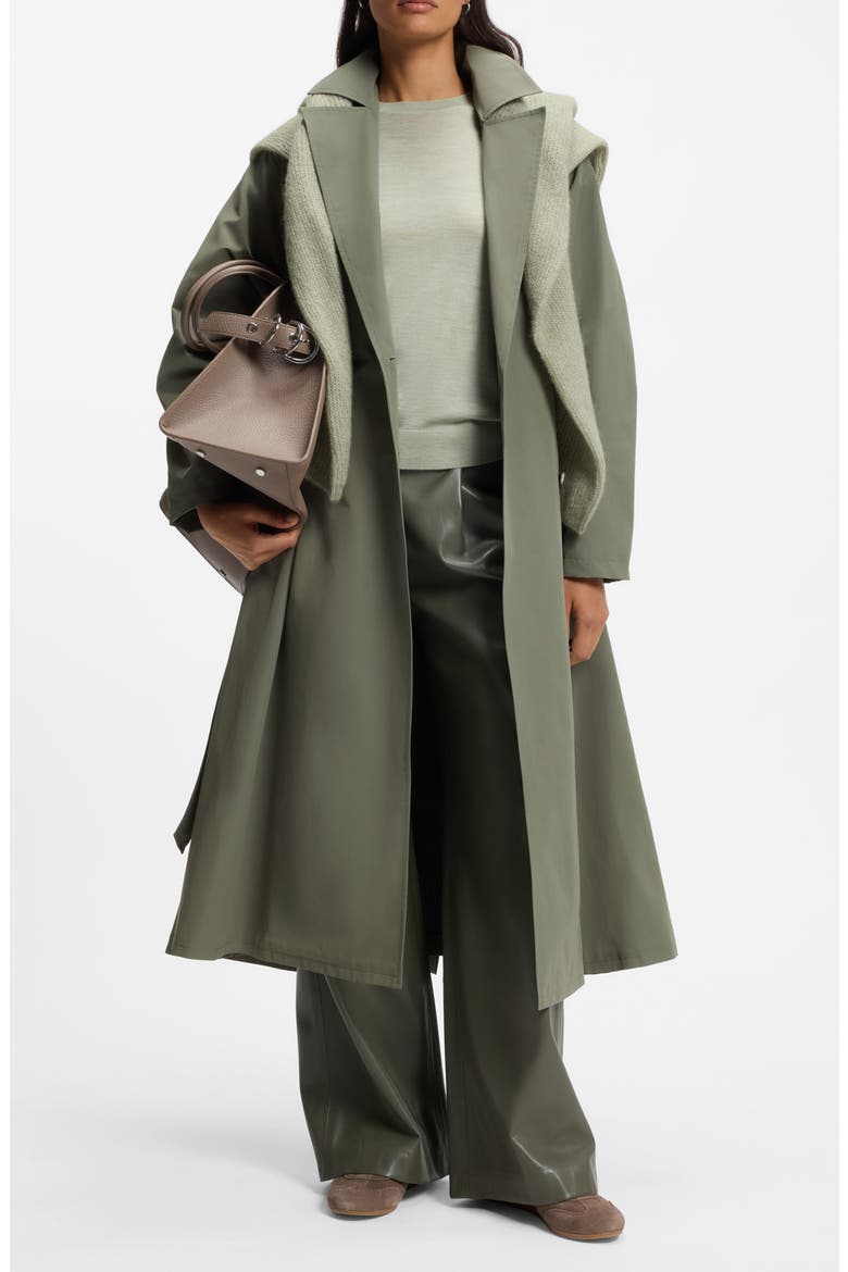 Calili Trench Coat, Main, color, TEA LEAF