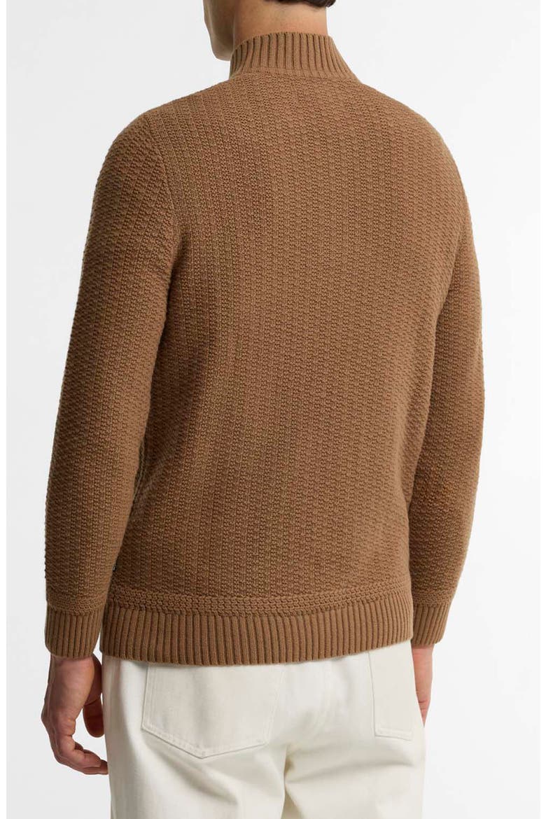 Pluckley Quarter Zip Sweater, Alternate, color, SANDSTONE