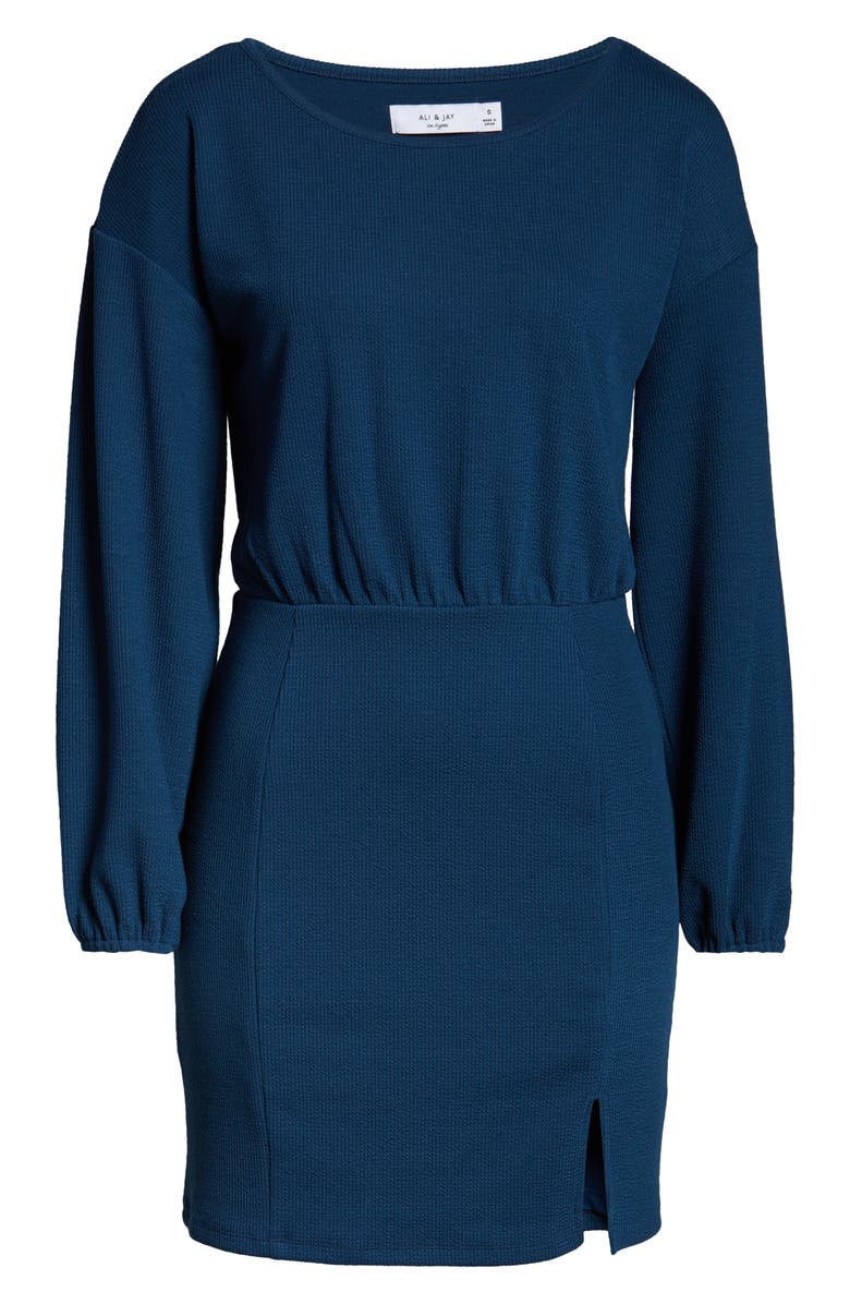 Ali & Jay Zuma Long Sleeve Ribbed Minidress, Alternate, color,