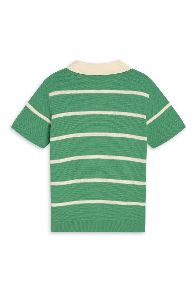 Kids' Stripe Polo, Alternate, color, GREEN SPRUCE