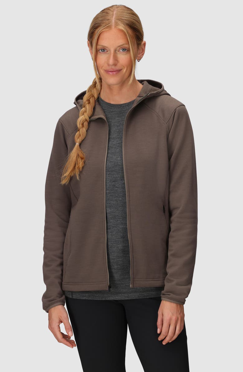Outdoor Research Crescent Fleece Zip Hoodie, Alternate, color, Sable