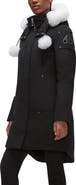 Moose Knuckles Stirling Down Parka with Genuine Shearling Trim