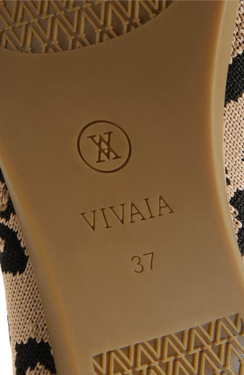 Vivaia Pointed-toe Ballet Flats In Brown