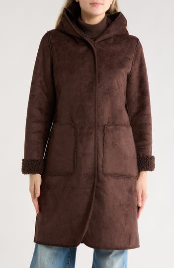 Lucky Brand Missy Hooded Jacket In Burgundy