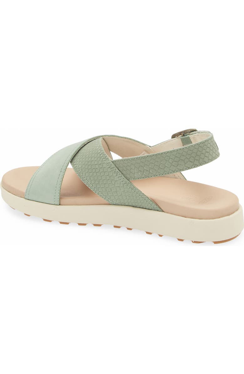 KEEN Elle Lux Cross Strap Sandal, Alternate, color, Granite Green/ Granite Green