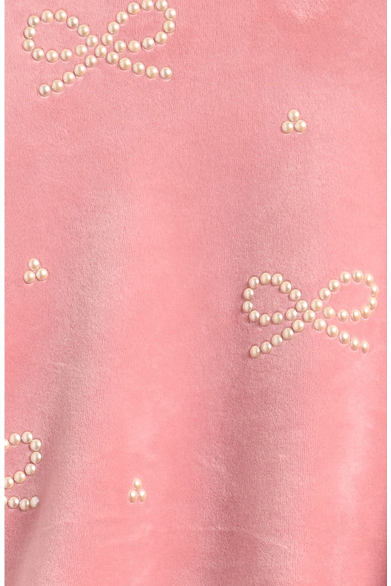 Kids' Bow Embellished Mock Two-Piece Dress, Alternate, color, SWEET PINK