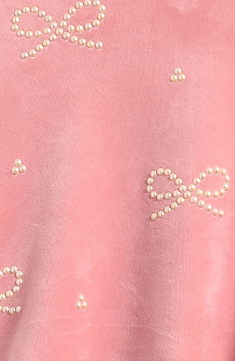 Truly Me Kids' Bow Embellished Mock Two-Piece Dress, Alternate, color, Sweet Pink