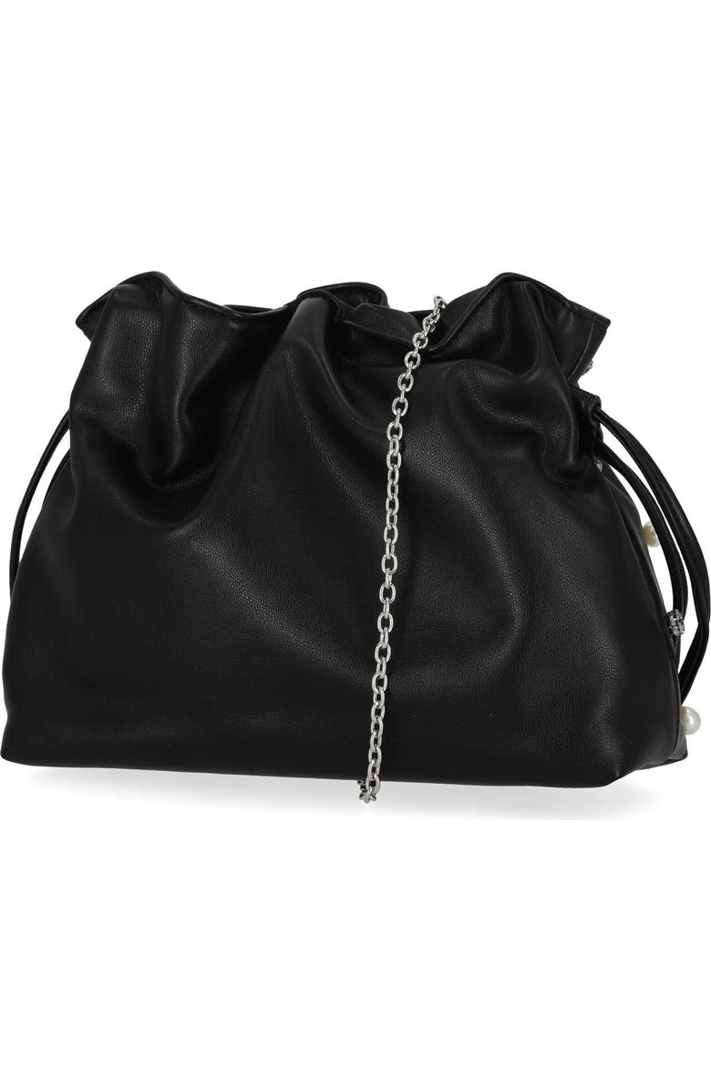 Jessica McClintock Luca Studded Drawstring Big, Alternate, color, Black