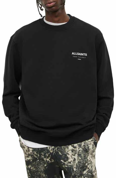AllSaints Underground Logo Organic Cotton Graphic Sweatshirt