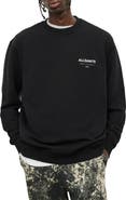 AllSaints Underground Logo Organic Cotton Graphic Sweatshirt