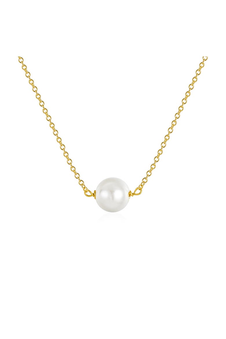 Callie Pearl Pendant, Main, color, Gold