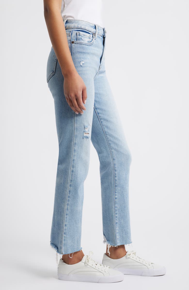 HIDDEN JEANS Raw Hem Ankle Cigarette Jeans, Alternate, color, Medium